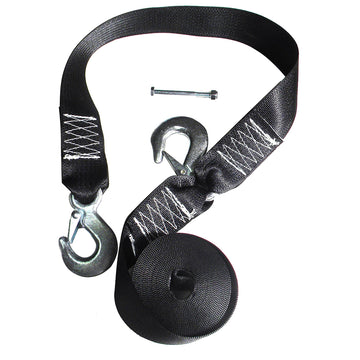 Rod Saver Replacement Winch Strap with Safety Strap, 20' – Made in USA