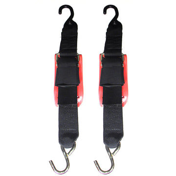Rod Saver Quick Release Trailer Tie-Down with Vinyl Pad - 2" x 4' Pair