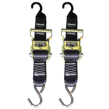 Rod Saver Heavy-Duty Ratchet Trailer Tie-Down, 2" x 3', 2400 lb Capacity