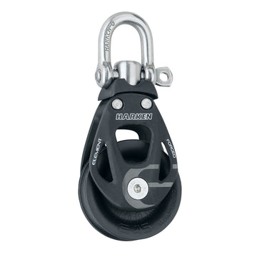 Harken 45mm Element Single Block with Swivel, Forged Aluminum, 700kg MWL