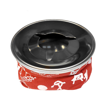 Sea-Dog Bean Bag Style Ashtray, 4-1/8" Red, 304 Stainless Steel