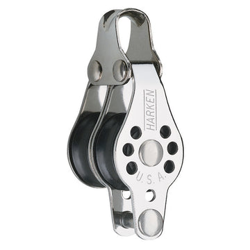 Harken 227 Double Micro Block with Becket, 22mm Sheave