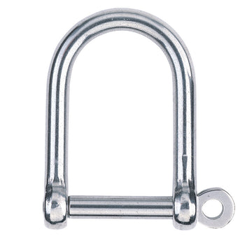 Harken 5mm Large Open Shackle, 350kg WLL, Forged Stainless Steel