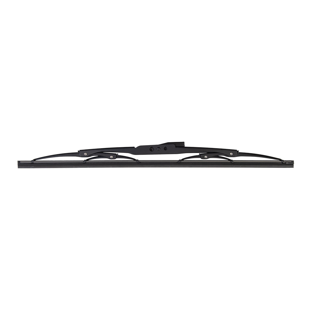 Marinco Deluxe Stainless Steel Wiper Blade, 12" Black Finish