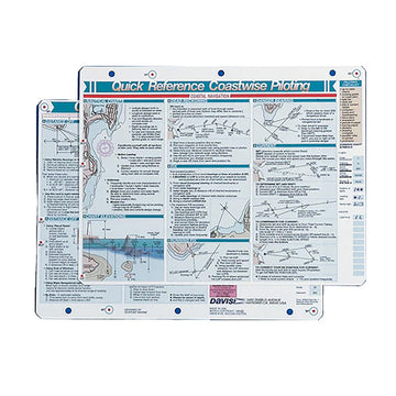 Davis Instruments 126 Quick Reference Coastwise Piloting Card, Plastic