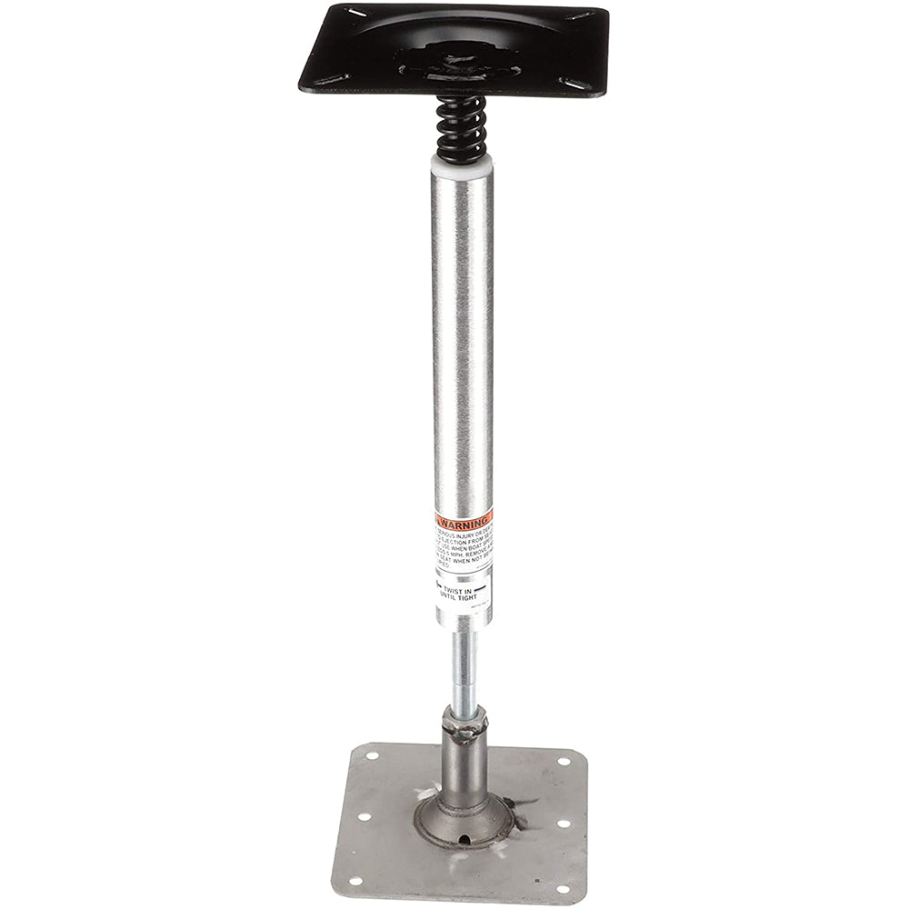 Attwood SWIVL-EZE Lock'N-Pin Pedestal Kit, 13" Post, 7"x7" Stainless Steel Base