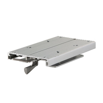 Attwood Marine Deck Mounted Seat Slide, 4.5" Travel, 1-5/8" Height, Aluminum