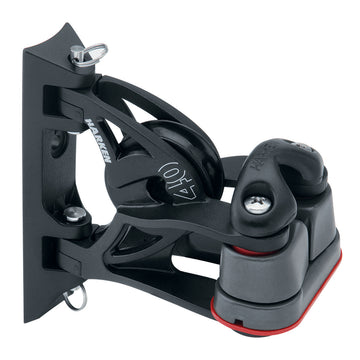 Harken 40mm Carbo Air Block w/Aluminum Cam-Matic Cleat, 300 lb