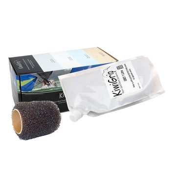 KiwiGrip Non-Skid Deck Coating System, 1 Liter Grey Pouch with 4" Roller
