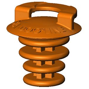 Sea-Dog Emergency Deck Fill Plug, 1-1/2 Inch, Fuel-Resistant