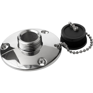 Sea-Dog Washdown Water Outlet, 316 Stainless Steel, 1/2" FIPT x 3/4" MGHT