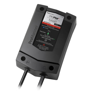ProMariner ProMar1 DS Digital Charger, 12V 5A 1 Bank, IP68 Waterproof