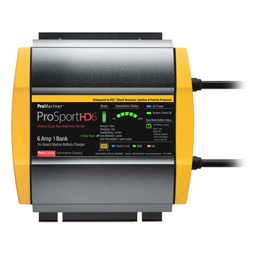 ProMariner ProSportHD 6 Gen 4 Battery Charger, 6 Amp - 1 Bank