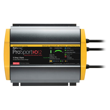 ProMariner ProSportHD 12 Global Gen 4 Battery Charger, 12 Amp, 2-Bank