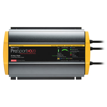 ProMariner ProSportHD 20 Global Gen 4 Battery Charger, 20A 2-Bank