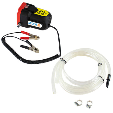 Sea-Dog 12V Electric Oil Change Pump with Battery Clips