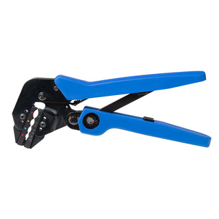 Ancor Angled Single Crimp Ratcheting Crimper, 22-8 AWG for Heat Shrink Terminals