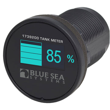 Blue Sea Systems Mini OLED Tank Meter, Blue, 12/24V DC – IP66