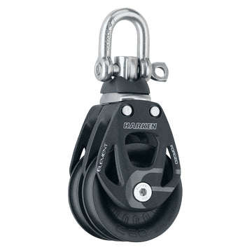 Harken 60mm Double Aluminum Element Block with Swivel