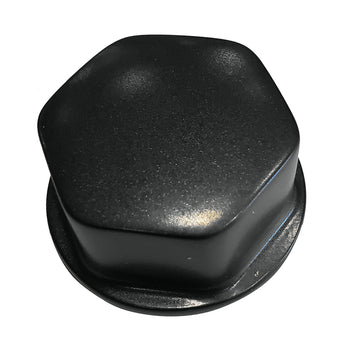 Schmitt Marine Faux Center Nut, Black Powder Coat SS, 1/2" & 5/8" M12 Base
