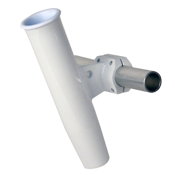 C.E. Smith Horizontal Clamp-On Rod Holder, 1-5/16" OD, White Powder-Coat