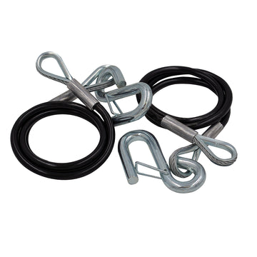 C.E. Smith Safety Cables, 5,000 lb. Capacity, PVC Coated - Pair
