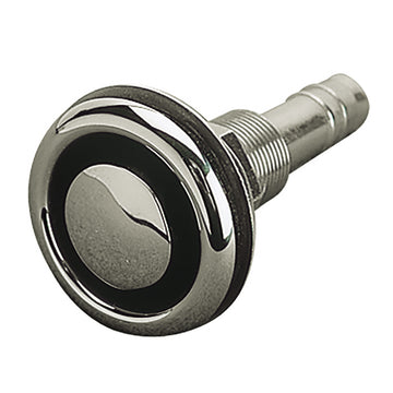 Sea-Dog Flush Mount Gas Tank Vent, 5/8" Straight, 316 Stainless Steel