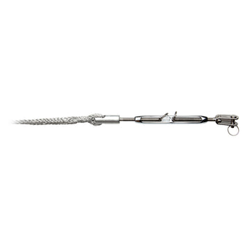 C. Sherman Johnson Open Body Turnbuckle w/Splice Eye, 6061-T6 Aluminum