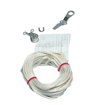C. Sherman Johnson Spreader Flag Halyard Kit, 40ft. 3/16" Polyester Line