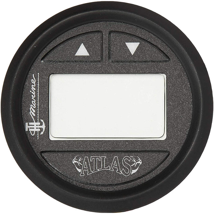 T-H Marine ATLAS Hydraulic Gauge Kit for 4 in. and 8 in. Jack Plates - Black Bezel