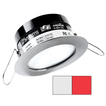 I2Systems Apeiron PRO A503 3W Spring Mount Downlight, White/Red