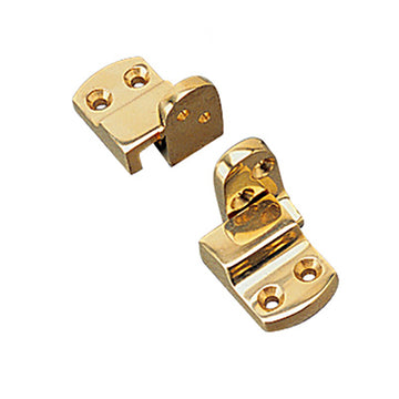Sea-Dog Brass Ladder Locks, Polished Cast Construction