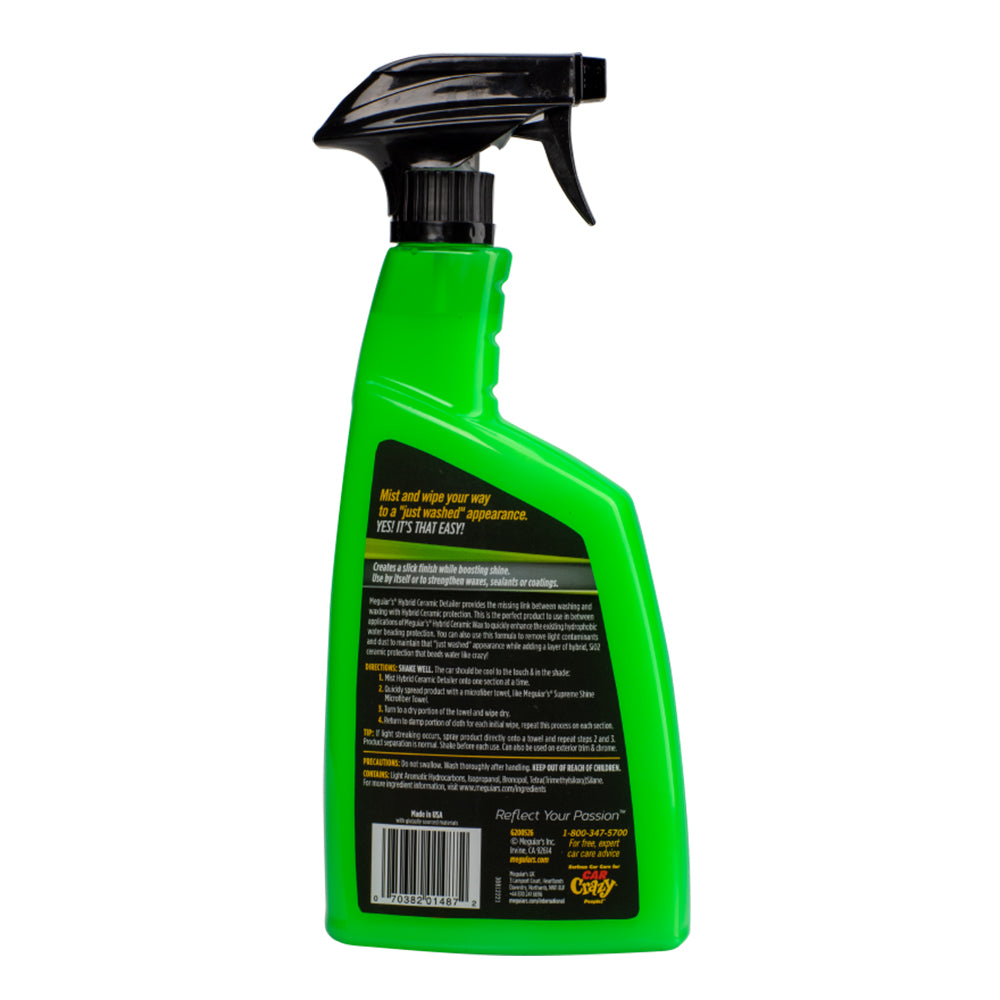 Meguiar's Hybrid Ceramic Detailer, 26oz Bottles, Case of 6 – SiO2 Ceramic