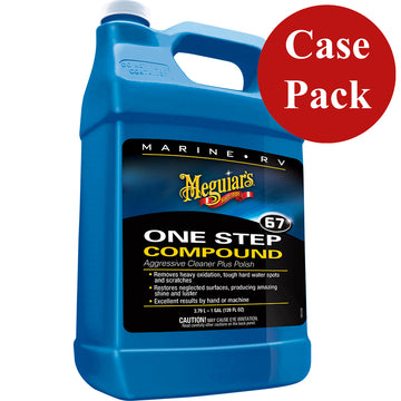 Meguiar's Marine One-Step Compound, 1 Gallon, Case of 4