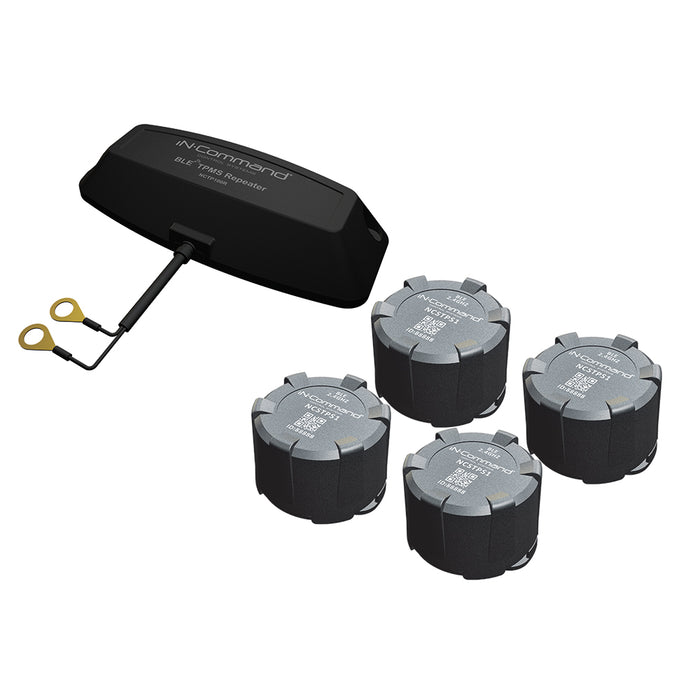iN-Command Tire Pressure Monitoring System - 4-Sensor Package with Repeater