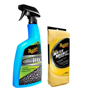 Meguiar's Hybrid Ceramic Wax with Water Magnet Towel