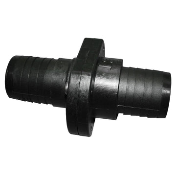 T-H Marine Double Barb Inline Scupper Check Valve, 1-1/2" Black Polymer