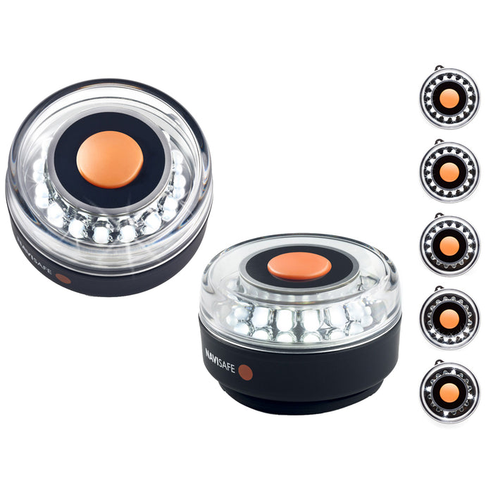 Navisafe Navilight All-White 360 Degree 2NM Navigation Light with Magnet Base