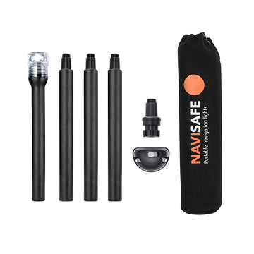 Navisafe Built-In All-White LED Polelight Pack, 2 NM, 40 in. Pole