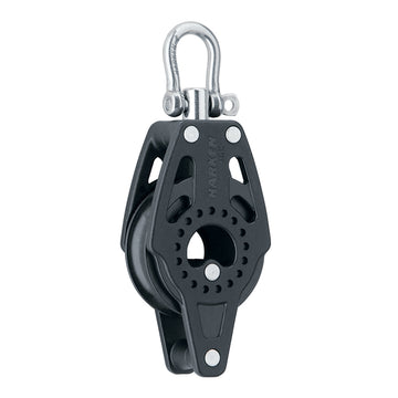 Harken 40mm Carbo Air Block, Single with Swivel & Becket