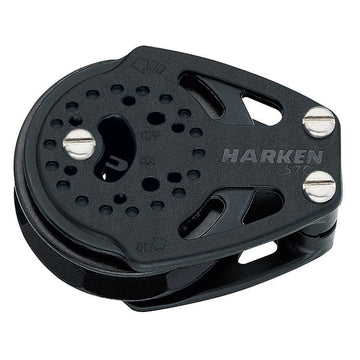 Harken 57mm Single Carbo Ratchet Cheek Block, 500 lb Working Load