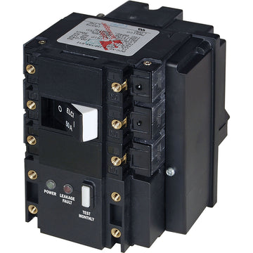 Blue Sea Systems 3104 C-Series ELCI Main Circuit Breaker, 50A 120/240V AC
