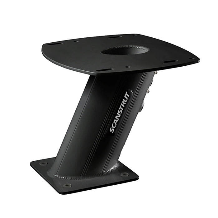 Scanstrut PowerTower Aluminum Radar Mount, 10 in. Aft Leaning, Black (APT-250-01-BLK)