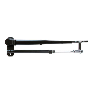 Marinco Deluxe Pantographic Wiper Arm, 12"-17" Adjustable, Black Stainless Steel