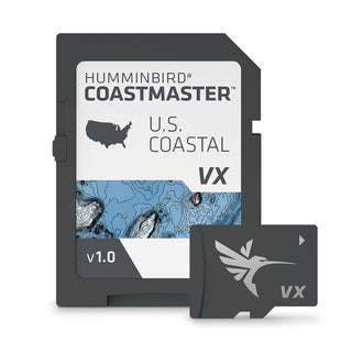 Humminbird CoastMaster™ U.S. Coastal V1 Chart, VX Technology & Predictive Tides