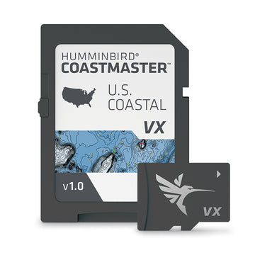 Humminbird CoastMaster™ U.S. Coastal V1 Chart, VX Technology & Predictive Tides