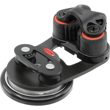 Ronstan RF70 Swivel Cleat Base, 15mm BB Sheaves, 125kg MWL