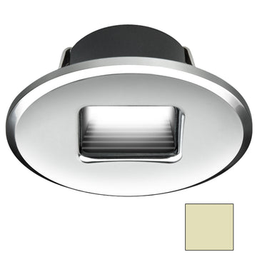 I2Systems Ember E1150Z Snap-In Oval LED Courtesy Light, Polished Chrome
