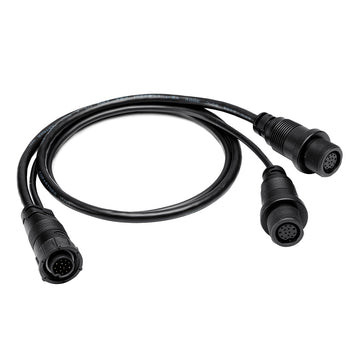 Humminbird 14 M SILR Y SOLIX/APEX Side Imaging Splitter Cable, 30"