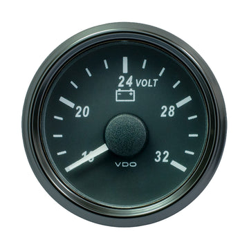 VDO SingleViu 52mm Voltmeter for 12-24V Systems (A2C3832780030)